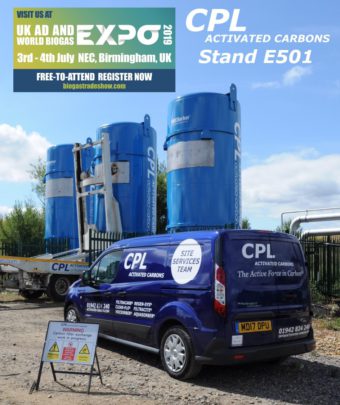 UK AD & World Biogas Expo - CPL/Puragen Activated Carbons