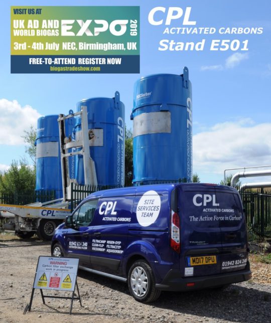 UK AD & World Biogas Expo - CPL/Puragen Activated Carbons