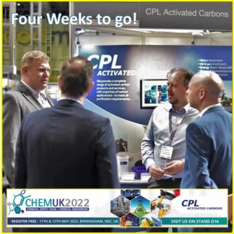 Resources | Puragen ChemUK 4 Weeks to go! - CPL/Puragen Activated Carbons