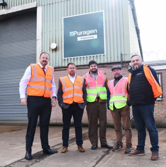 Visit by Chesterfield MP - Puragen