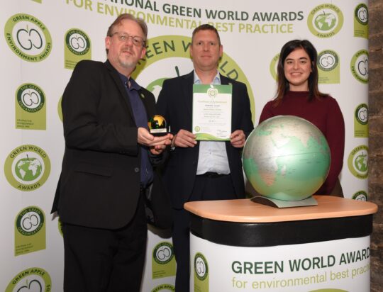 Puragen Wins Global Silver at Green World Awards - Puragen